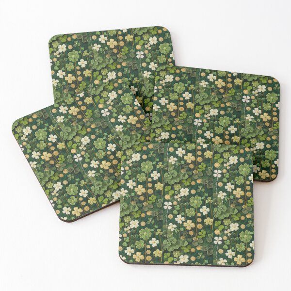 Item preview, Green Clovers and Golden Coins: Needle Felting Art designed and sold by Piotrek0001.