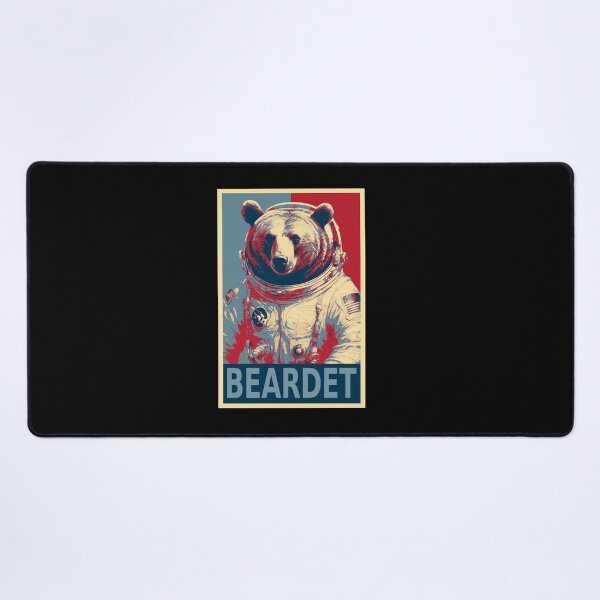 Item preview, Space Beardet Funny Astronaut Bear HOPE designed and sold by TrueArtsStore.