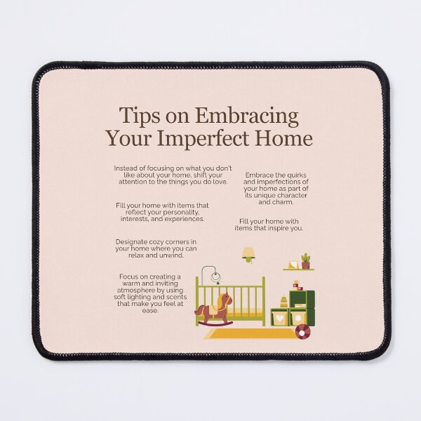 Item preview, Tips on Embracing Your Imperfect Home designed and sold by TheFocusedShop.