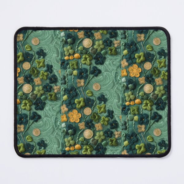 Item preview, Green Clovers and Golden Coins: Needle Felting Art designed and sold by Piotrek0001.