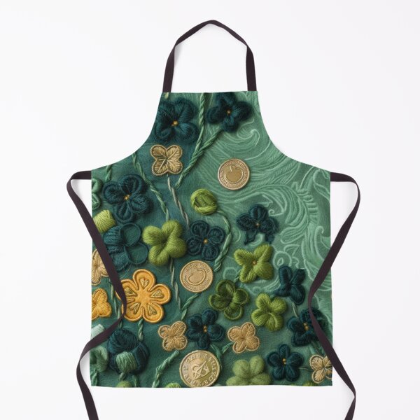 Item preview, Green Clovers and Golden Coins: Needle Felting Art designed and sold by Piotrek0001.