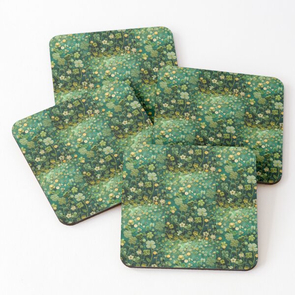Item preview, Green Clovers and Golden Coins: Needle Felting Art designed and sold by Piotrek0001.
