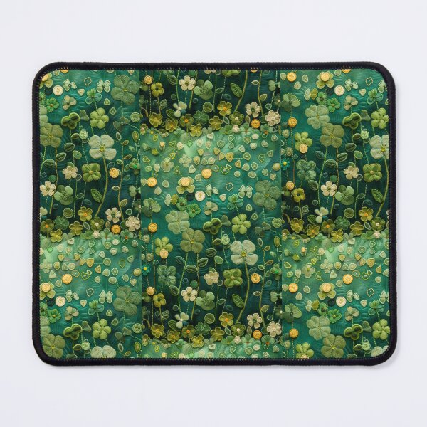 Item preview, Green Clovers and Golden Coins: Needle Felting Art designed and sold by Piotrek0001.