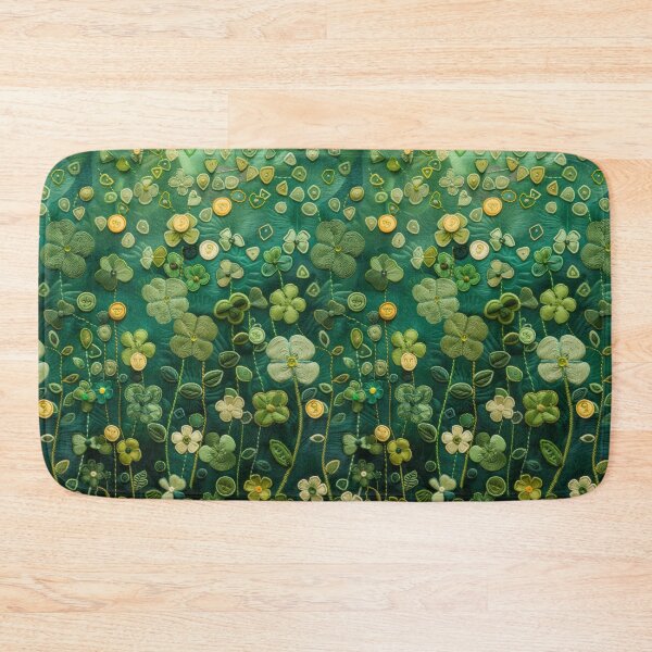 Item preview, Green Clovers and Golden Coins: Needle Felting Art designed and sold by Piotrek0001.