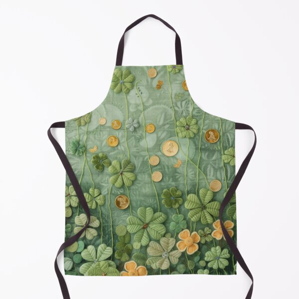 Item preview, Green Clovers and Golden Coins: Needle Felting Art designed and sold by Piotrek0001.