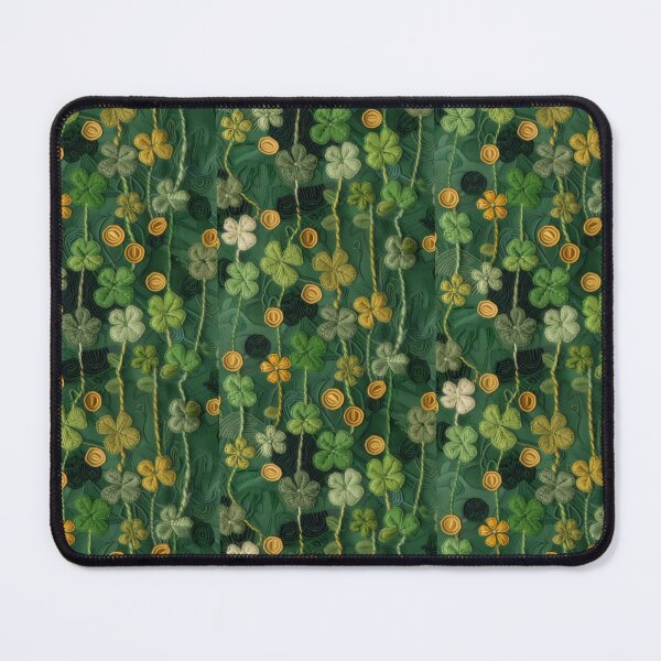 Item preview, Green Clovers and Golden Coins: Needle Felting Art designed and sold by Piotrek0001.
