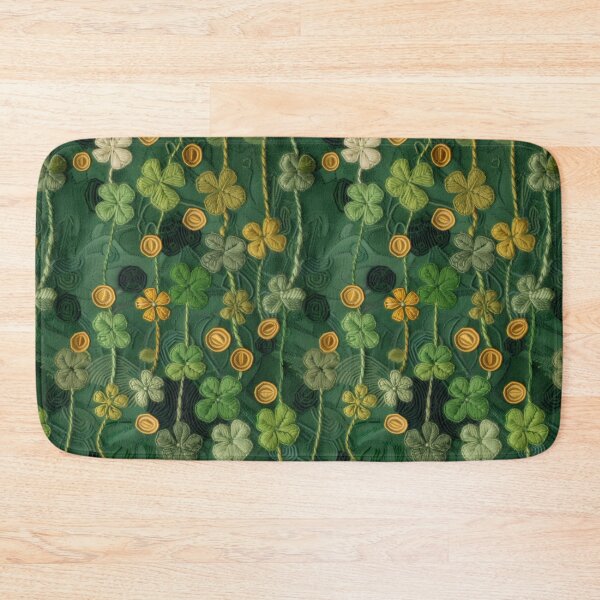 Item preview, Green Clovers and Golden Coins: Needle Felting Art designed and sold by Piotrek0001.