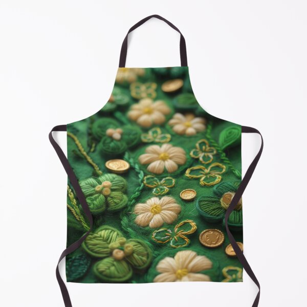 Item preview, Green Clovers and Golden Coins: Needle Felting Art designed and sold by Piotrek0001.
