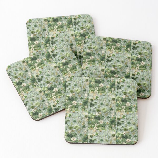 Item preview, Green Clovers and Golden Coins: Needle Felting Art designed and sold by Piotrek0001.