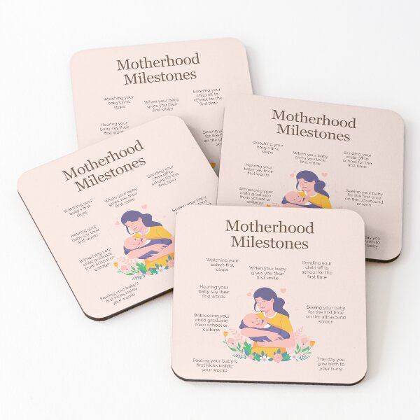 Item preview, Motherhood Milestones designed and sold by TheFocusedShop.