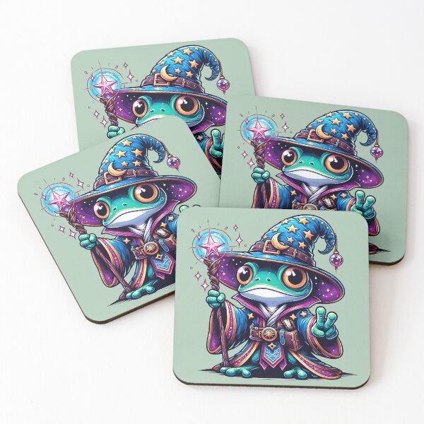 Item preview, Enchanted Wizard Frog Casting Magic designed and sold by Kwanbaba21.
