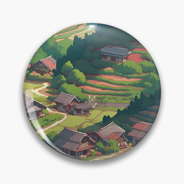 Item preview, Summer day Countryside (2)- Pixel art designed and sold by octoboobs.