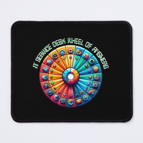 Item preview, IT Service Desk Wheel of Answers designed and sold by JansenGS.