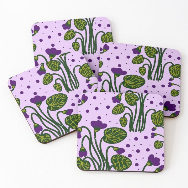 Item preview, Cute Violets Seamless Pattern Little Flowers designed and sold by NayaChu.