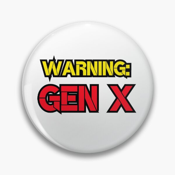 Artikelvorschau, Warnung Gen X | GenX entworfen und verkauft von PakoArtStudio.
