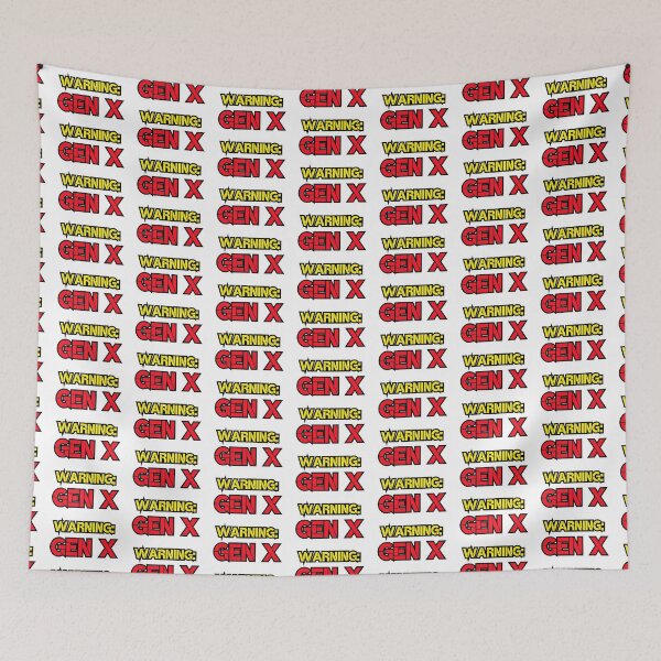 Item preview, Warning Gen X | GenX  designed and sold by PakoArtStudio.