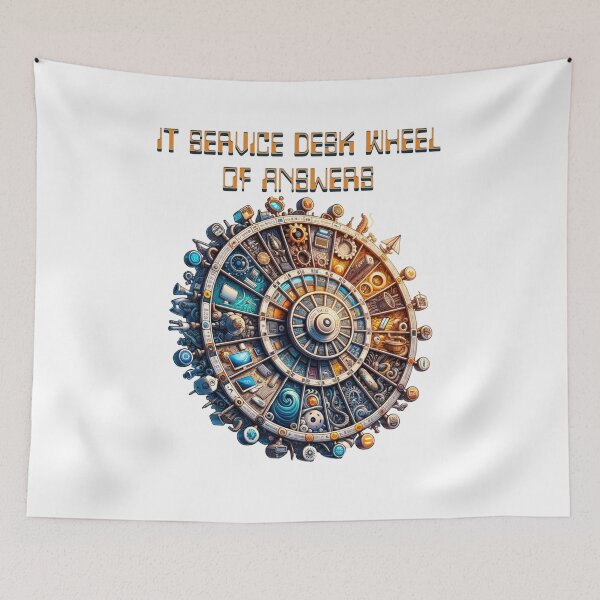 Item preview,  IT Service Desk Wheel of Answers designed and sold by JansenGS.