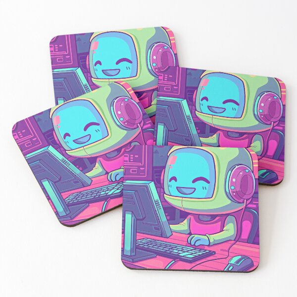 Item preview, Vibrantly-Hued Web Surfer designed and sold by Retro Type.