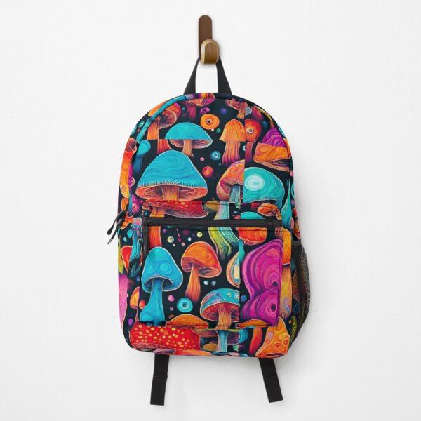 Item preview, Mushroom Art Mix Geometric Mashup Colorful Pattern designed and sold by LLdreams.