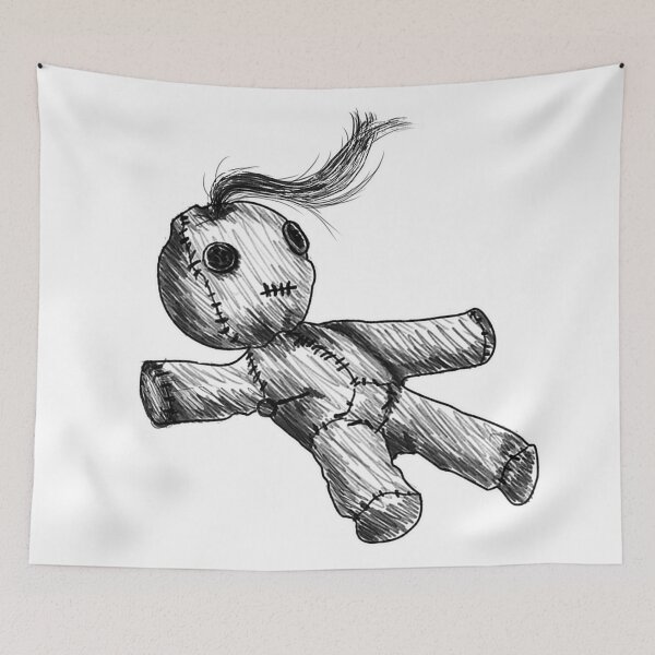 Item preview, Voodoo doll sketch designed and sold by Szkicerka.