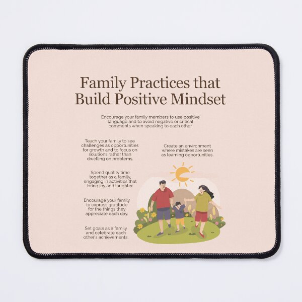 Item preview, Family Practices that Build Positive Mindset designed and sold by TheFocusedShop.