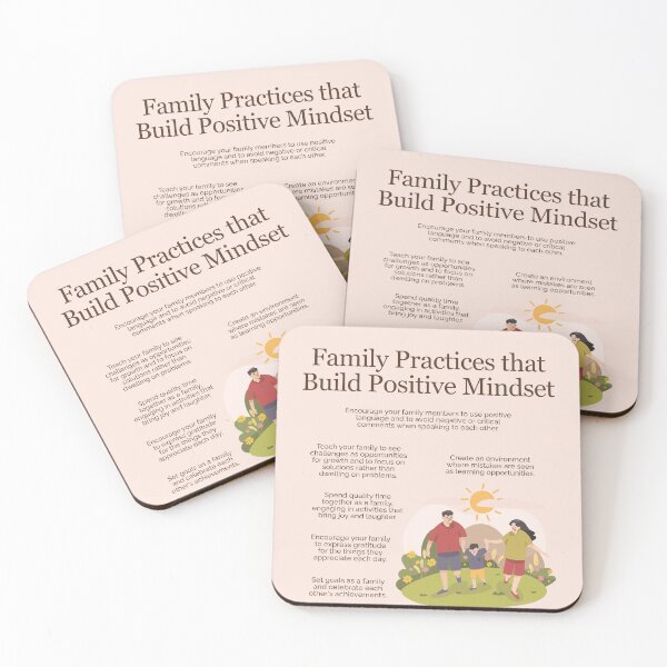 Item preview, Family Practices that Build Positive Mindset designed and sold by TheFocusedShop.