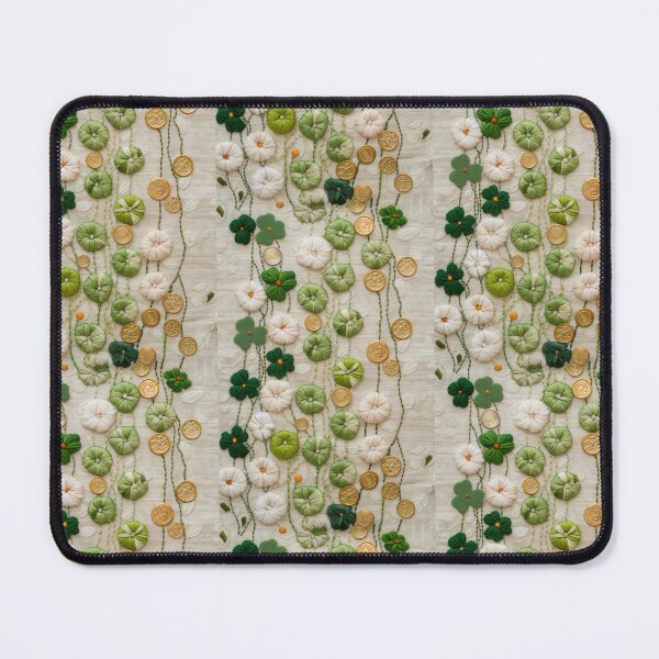 Item preview, Green Clovers and Golden Coins: Needle Felting Art designed and sold by Piotrek0001.