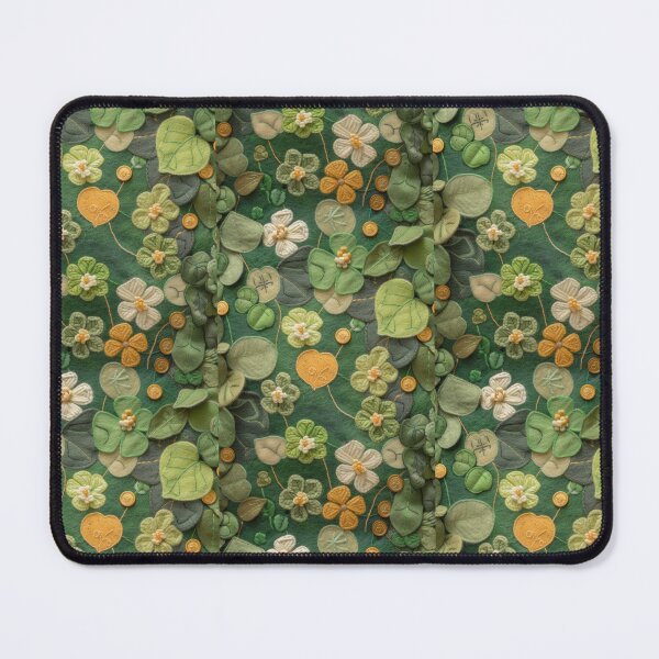 Item preview, Green Clovers and Golden Coins: Needle Felting Art designed and sold by Piotrek0001.
