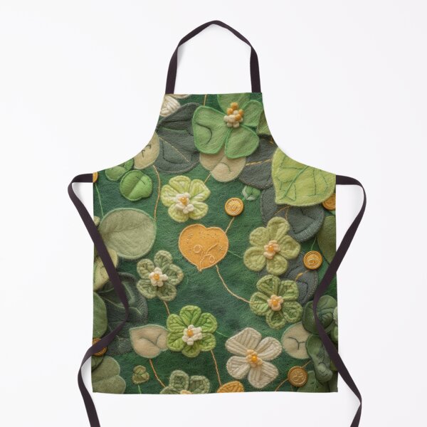 Item preview, Green Clovers and Golden Coins: Needle Felting Art designed and sold by Piotrek0001.
