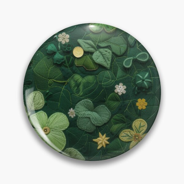 Item preview, Green Clovers and Golden Coins: Needle Felting Art designed and sold by Piotrek0001.