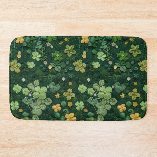 Item preview, Green Clovers and Golden Coins: Needle Felting Art designed and sold by Piotrek0001.
