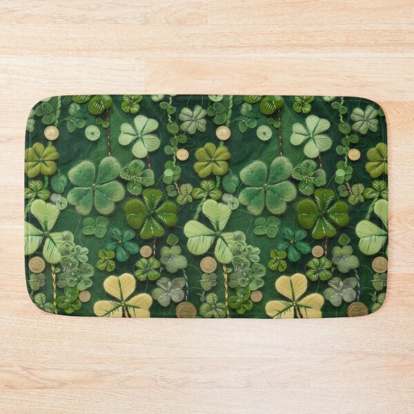Item preview, Green Clovers and Golden Coins: Needle Felting Art designed and sold by Piotrek0001.
