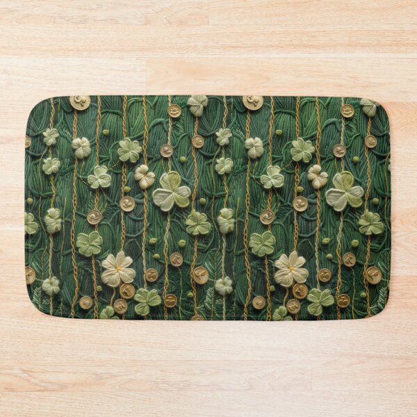 Item preview, Green Clovers and Golden Coins: Needle Felting Art designed and sold by Piotrek0001.