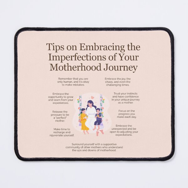 Item preview, Tips on Embracing the Imperfections of Your Motherhood Journey designed and sold by TheFocusedShop.