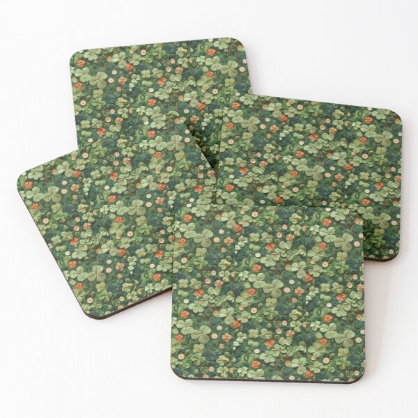 Item preview, Green Clovers and Golden Coins: Needle Felting Art designed and sold by Piotrek0001.