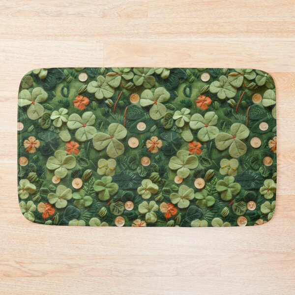 Item preview, Green Clovers and Golden Coins: Needle Felting Art designed and sold by Piotrek0001.
