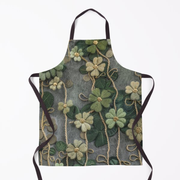 Item preview, Green Clovers and Golden Coins: Needle Felting Art designed and sold by Piotrek0001.