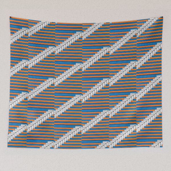 Item preview, Art By Nicholas Krushenick, 1929-1999, Usa, Op art designed and sold by Bob-Studio.