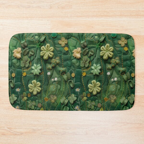 Item preview, Green Clovers and Golden Coins: Needle Felting Art designed and sold by Piotrek0001.