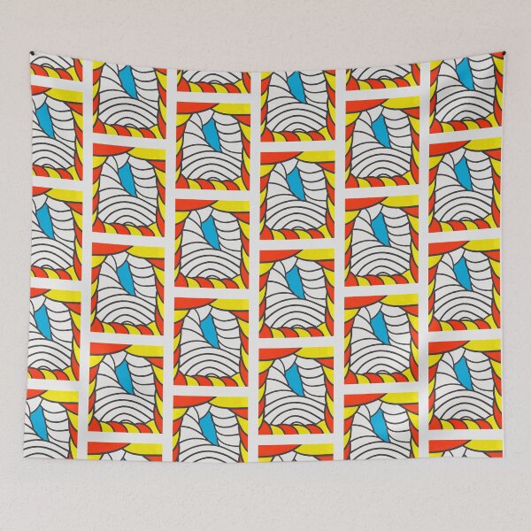 Item preview, Art By Nicholas Krushenick, 1929-1999, Usa, Op art designed and sold by Bob-Studio.