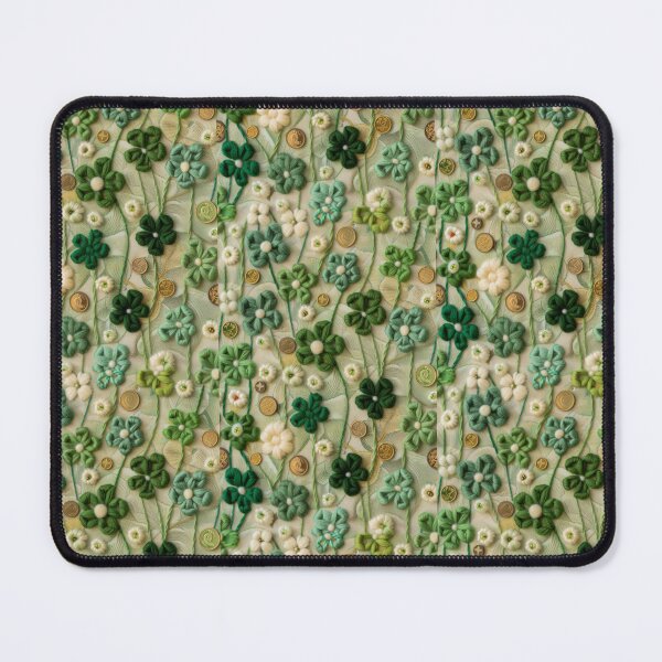 Item preview, Green Clovers and Golden Coins: Needle Felting Art designed and sold by Piotrek0001.