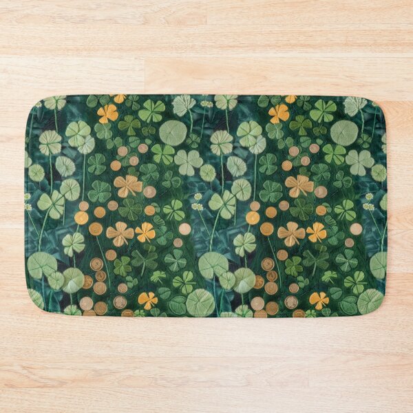 Item preview, Green Clovers and Golden Coins: Needle Felting Art designed and sold by Piotrek0001.