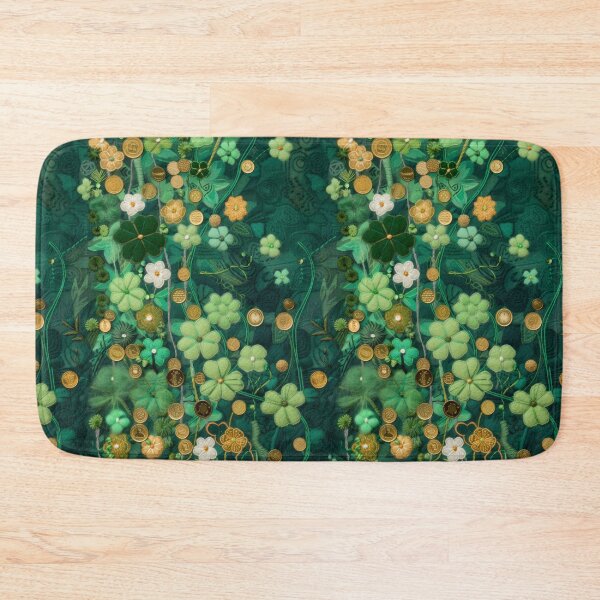 Item preview, Green Clovers and Golden Coins: Needle Felting Art designed and sold by Piotrek0001.