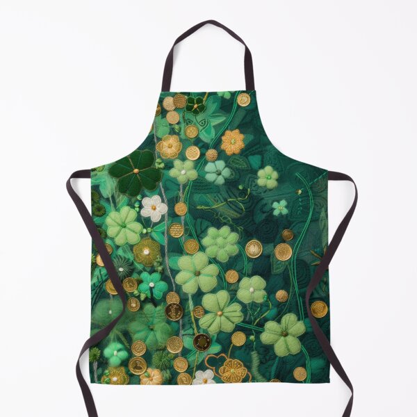 Item preview, Green Clovers and Golden Coins: Needle Felting Art designed and sold by Piotrek0001.