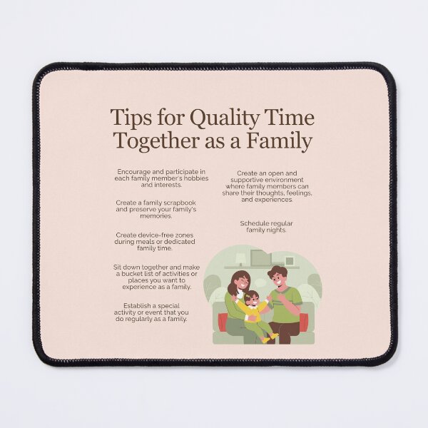 Item preview, Tips for Quality Time Together as a Family designed and sold by TheFocusedShop.