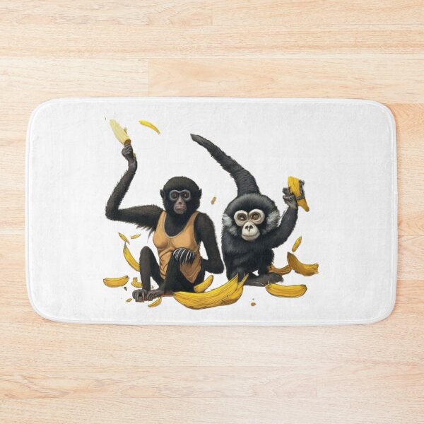 Item preview, Banana Bonanza: Playful Monkeys Cartoon T-Shirt Design" designed and sold by artistmagicshop.