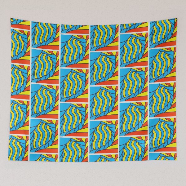 Item preview, Art By Nicholas Krushenick, 1929-1999, Usa, Op art designed and sold by Bob-Studio.
