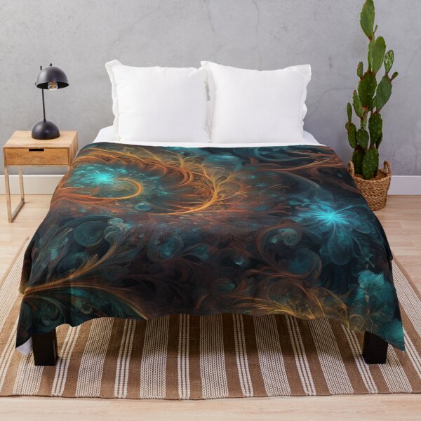 Item preview, Abstract Colorful Pattern Orange Blue Swirls designed and sold by ShaViArt.