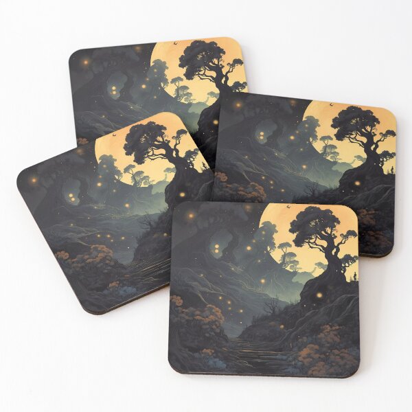 Item preview, Lunar Whispers: Enchanted Night at the Secret Grove designed and sold by Vitalka-uk.