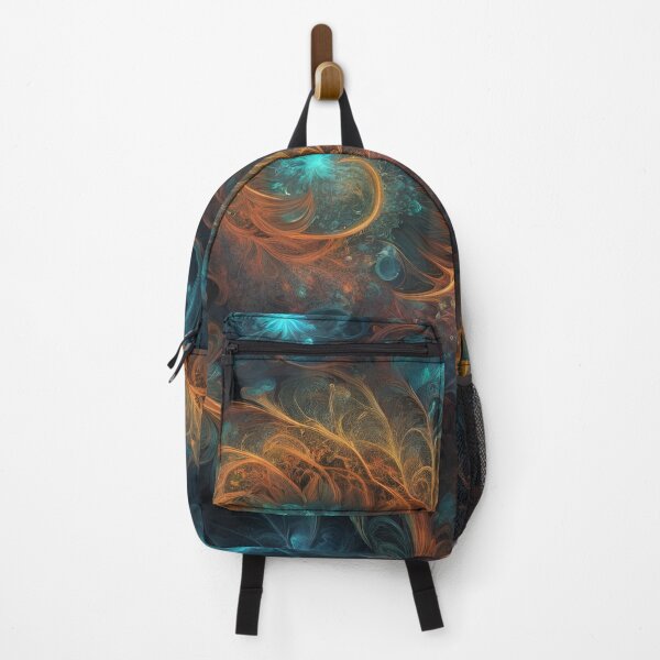 Item preview, Abstract Colorful Pattern Orange Blue Swirls designed and sold by ShaViArt.